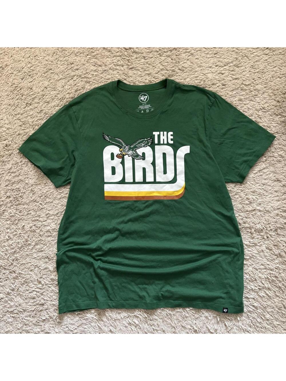 Kelly green retro 47 Philadelphia Eagles green tee